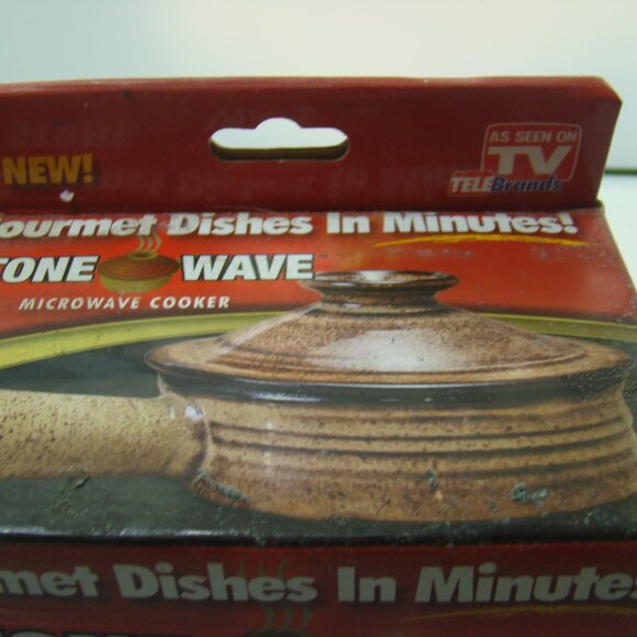 Stone Wave Microwave Cooker Non-Stick Ceramic Stoneware As Seen On TV - Picture 4 of 9